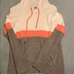 Loveappella color block hoodie
